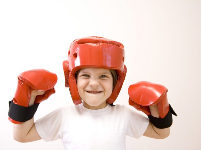 Детский бокс с младшей возрастной группой